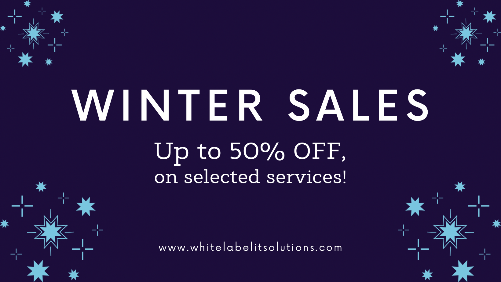 Big Winter Sale at Whitelabel ITSolutions